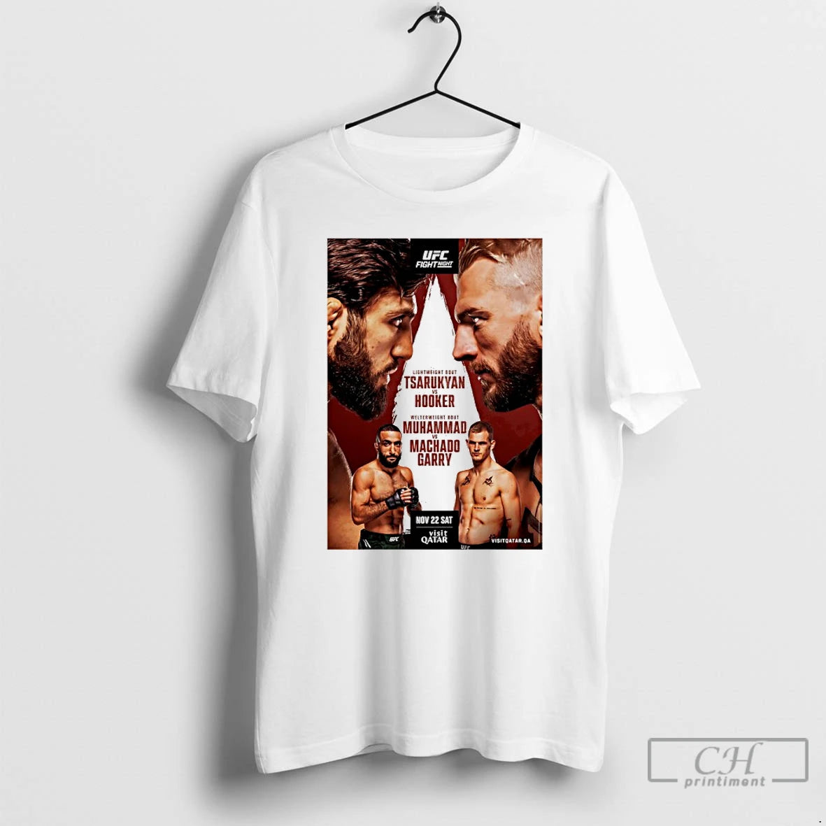 Classic Ufc Fight Night Tsarukyan Vs Hooker Autographed Event T-Shirts, Hoodie, Sweatshirt | AU01DripNestTees.com