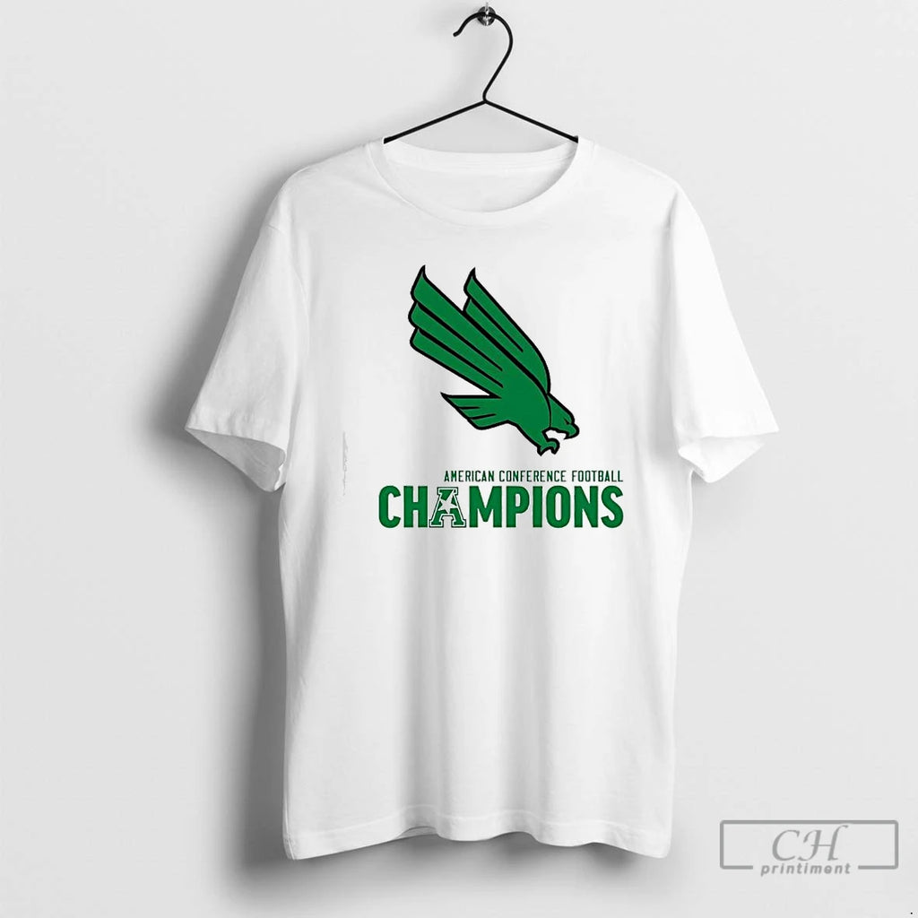 Classic Unt Football 2025 Amercan Conference Champions T-Shirts, Hoodie, Sweatshirt | AU01DripNestTees.com