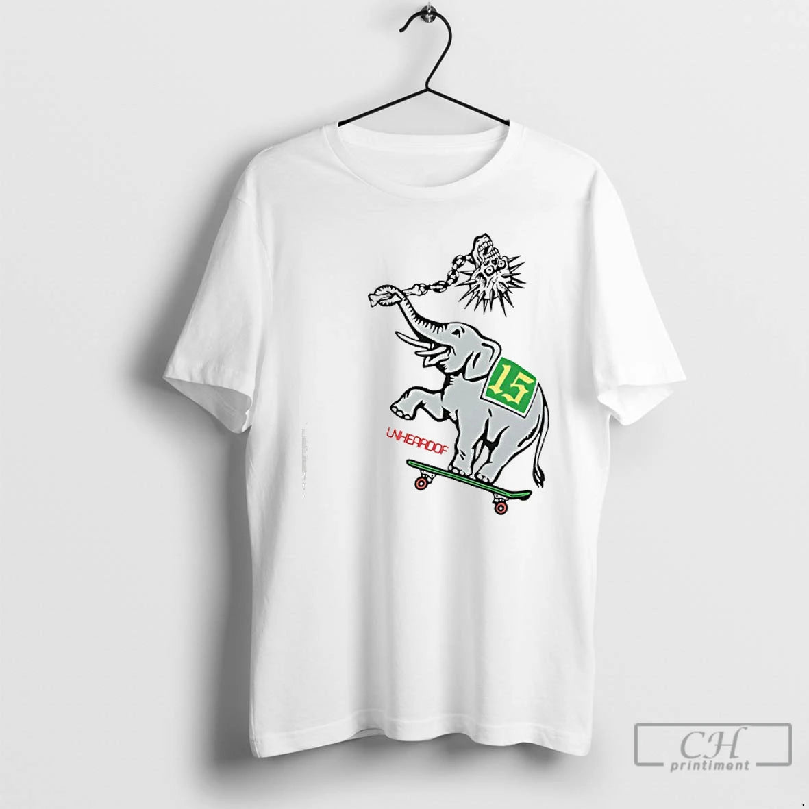 Classic Unheardof Oakland Elephant Skateboard Graphic T-Shirts, Hoodie, Sweatshirt | AU01DripNestTees.com