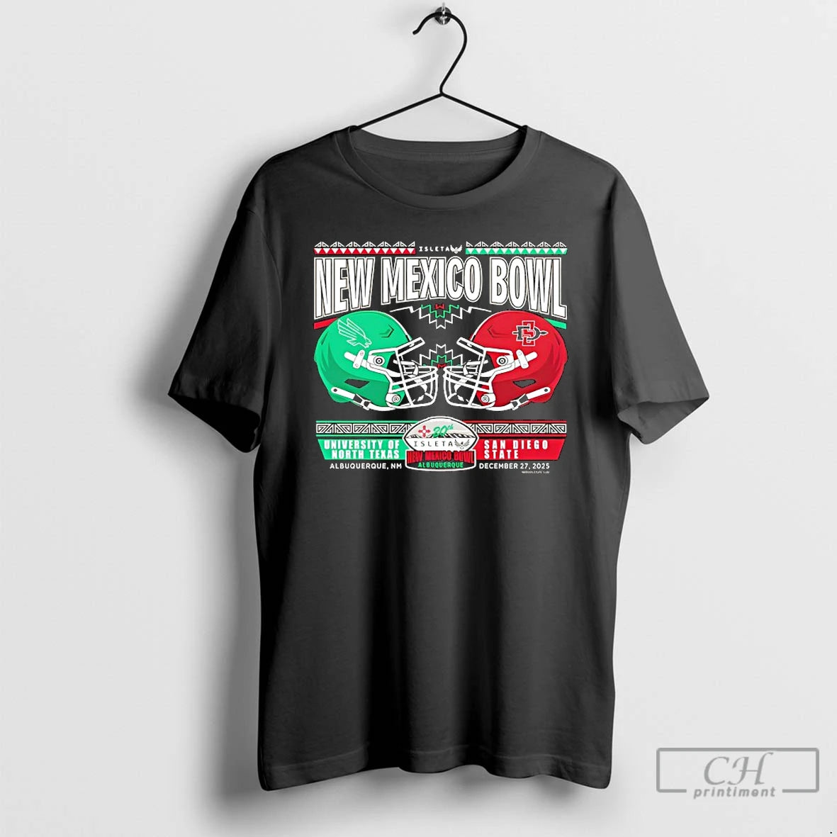 Classic University Of North Texas X San Diego State 2025 Isleta New Mexico Bowl T-Shirts, Hoodie, Sweatshirt