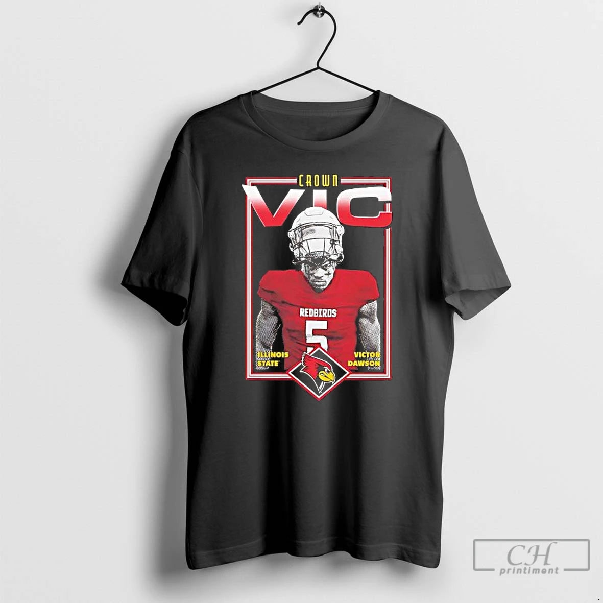 Classic Victor Dawson Crown Vic Illinois State Redbirds T-Shirts, Hoodie, Sweatshirt | AU01DripNestTees.com