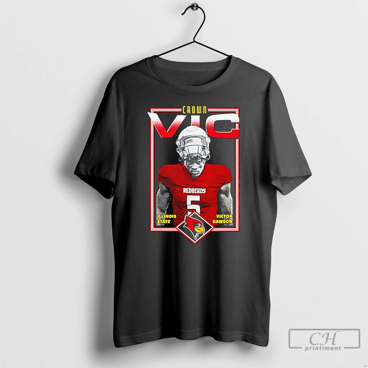 Classic Victor Dawson Illinois State Football Portrait T-Shirts, Hoodie, Sweatshirt | AU01DripNestTees.com