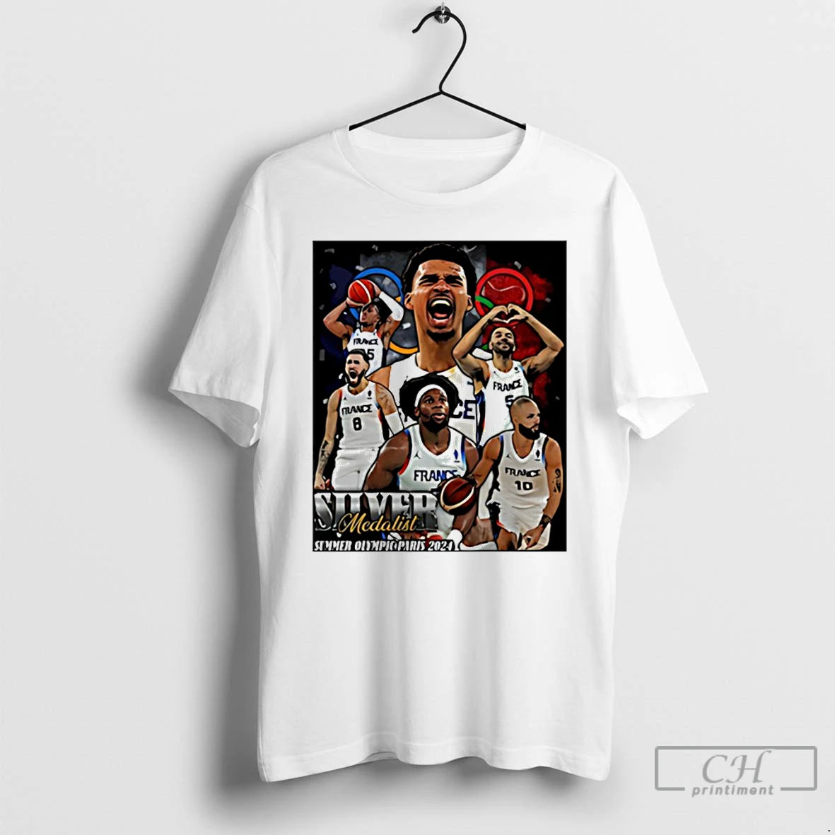 Classic Victor Wembanyama Silver Medalist Super Olympics T-Shirts, Hoodie, Sweatshirt | AU01DripNestTees.com