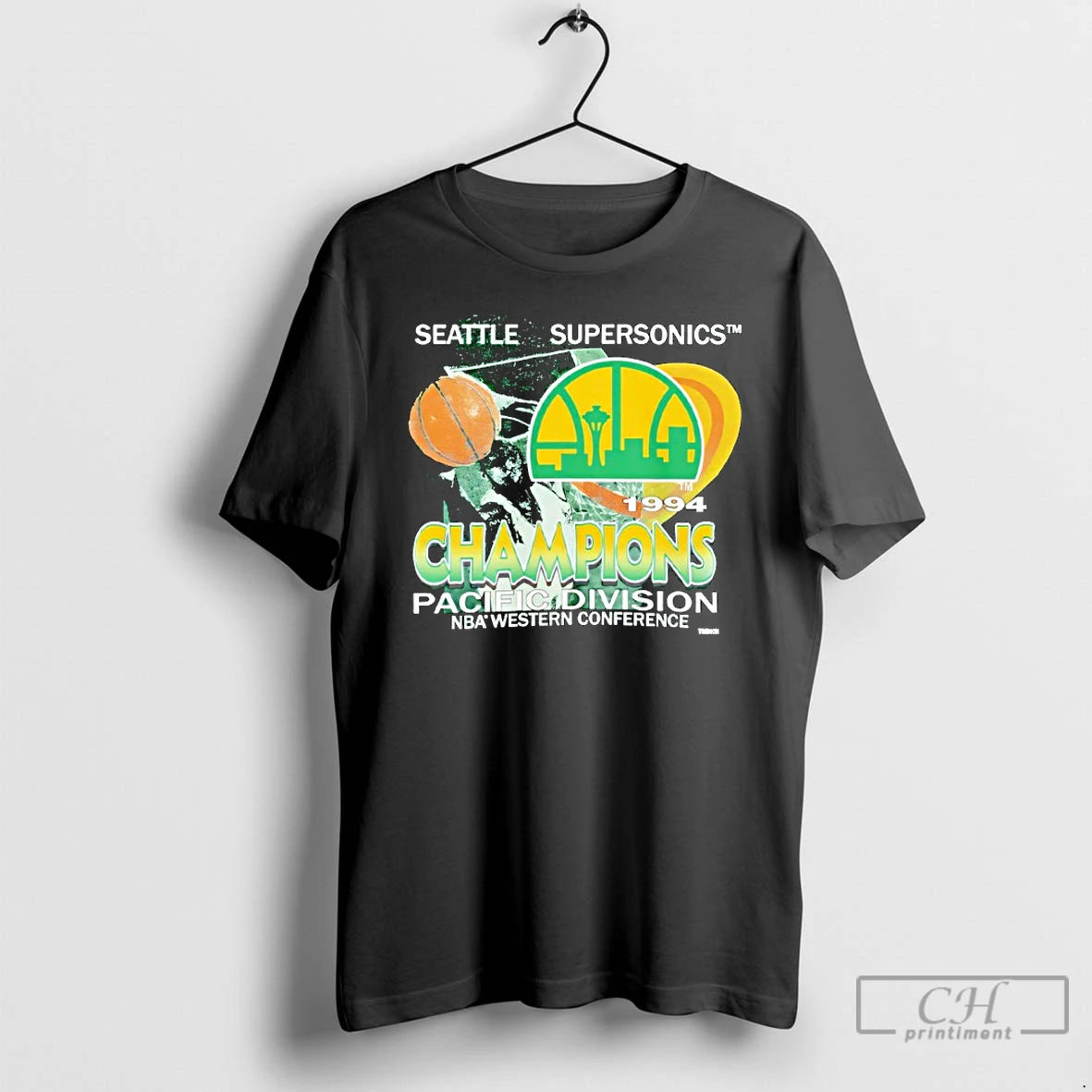 Classic Vintage Seattle Supersonics 1994 Champions T-Shirts, Hoodie, Sweatshirt | AU01DripNestTees.com