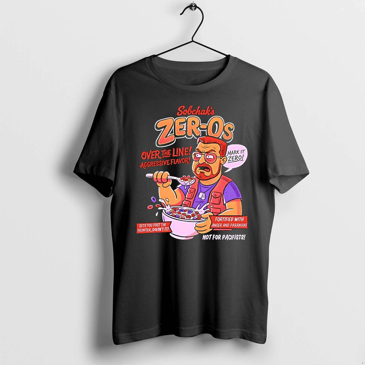 Classic Walter Sobchak From The Big Lebowski Sobchaks Zeros Over The Line Aggressive Flavor Shirts