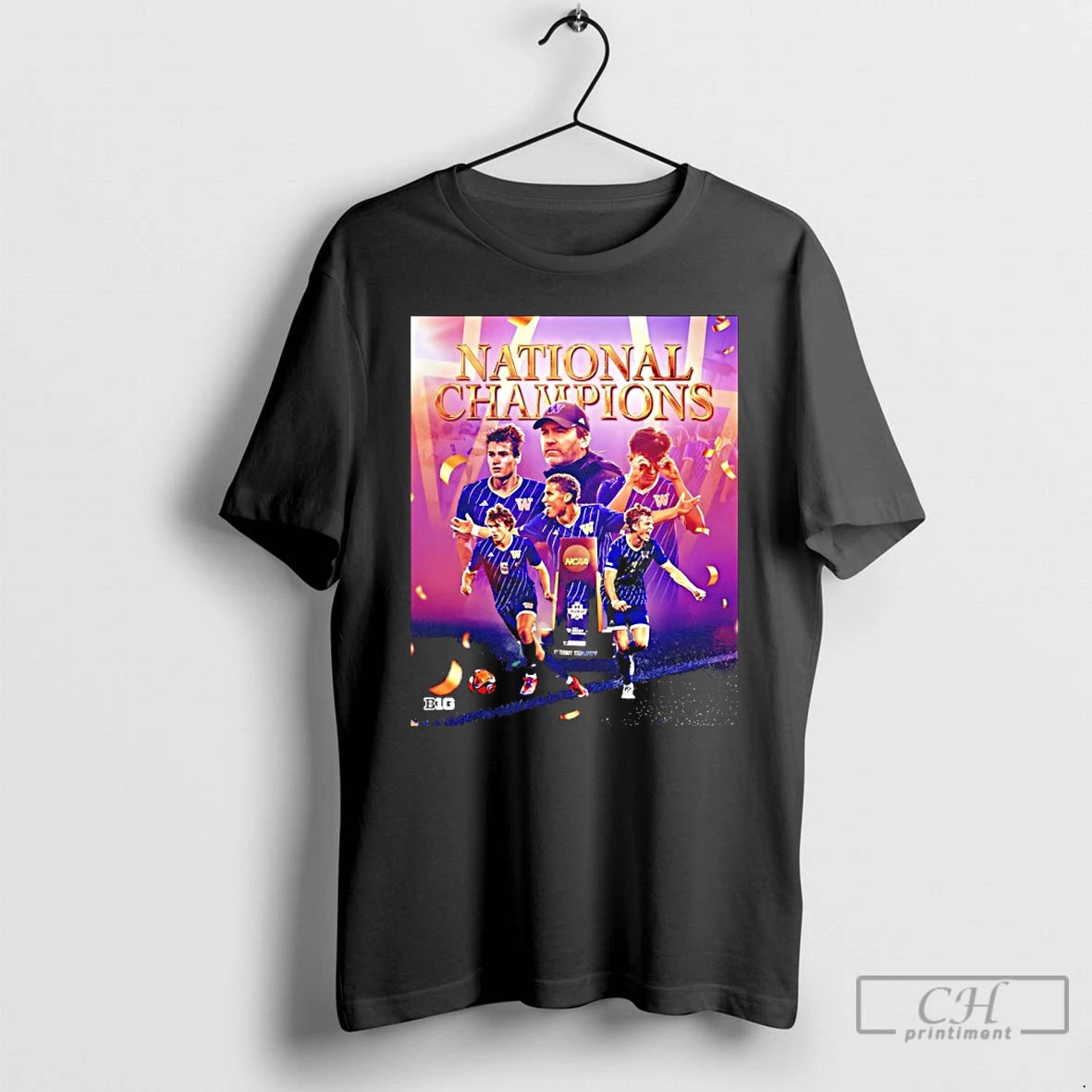 Classic Washington Husky 2025 Ncaa Mens Soccer National Champions Trophy T-Shirts, Hoodie, Sweatshirt | AU01DripNestTees.com