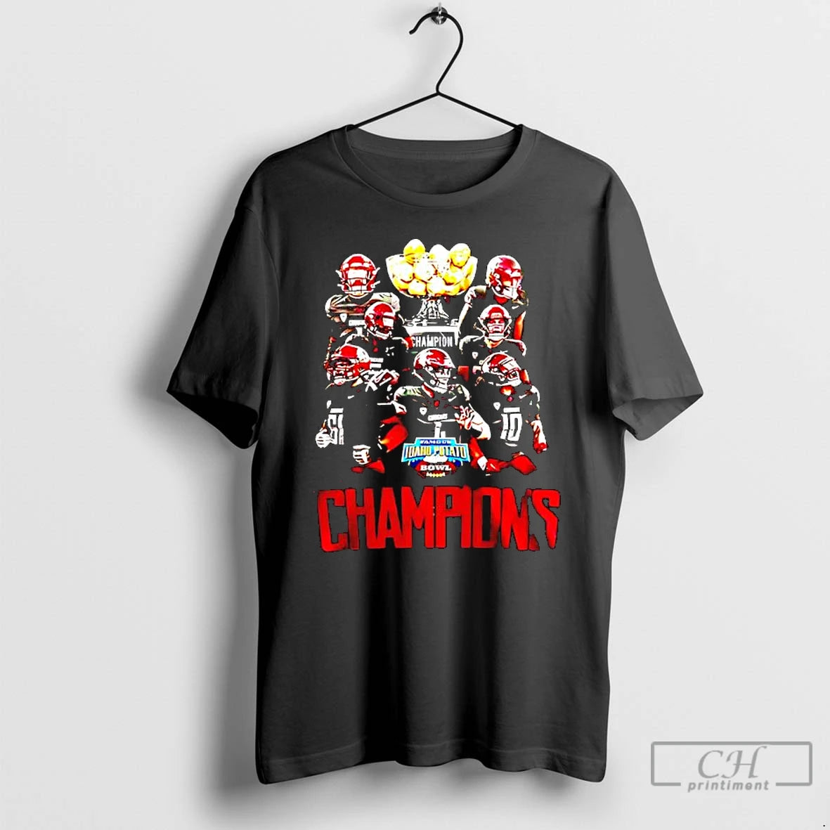 Classic Washington State Cougars Idaho Potato Bowl Champions T-Shirts, Hoodie, Sweatshirt | AU01DripNestTees.com