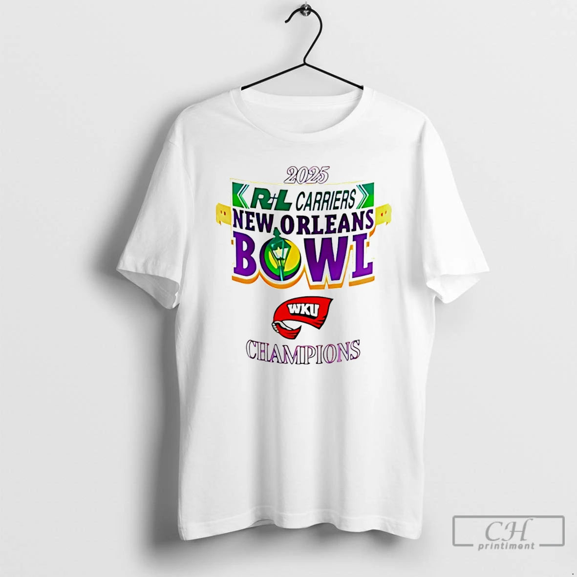 Classic Western Kentucky 2025 New Orleans Bowl Champions Logo T-Shirts, Hoodie, Sweatshirt | AU01DripNestTees.com