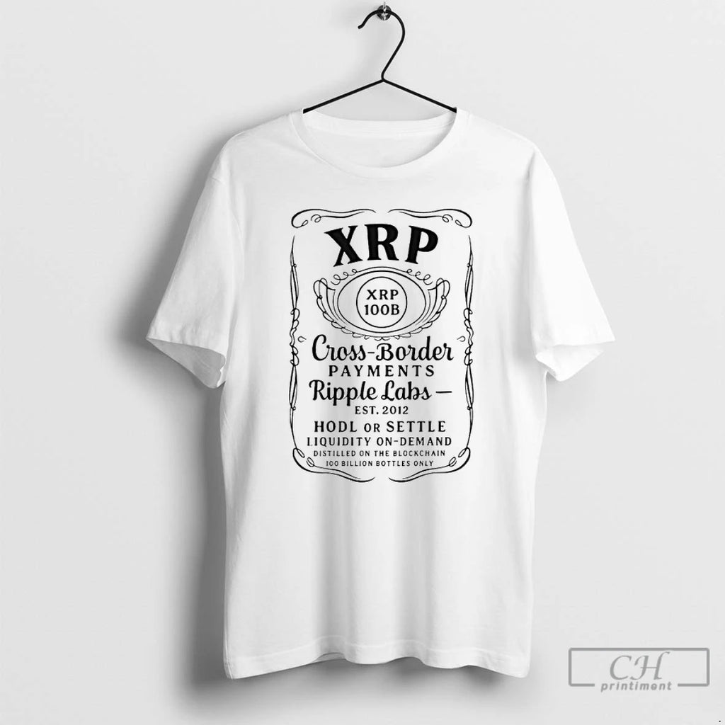 Classic Xrp Crypto Cross Border Payments Ripple Labs Est 2012 T-Shirts, Hoodie, Sweatshirt | AU01DripNestTees.com