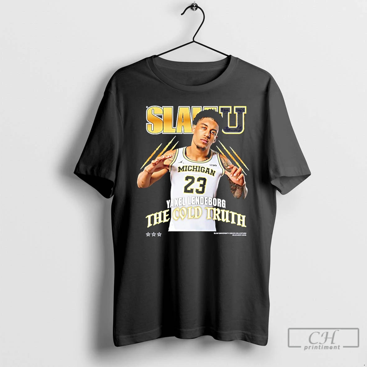 Classic Yaxel Lendeborg The Cold Truth Michigan Wolverines Slamu T-Shirts, Hoodie, Sweatshirt | AU01DripNestTees.com