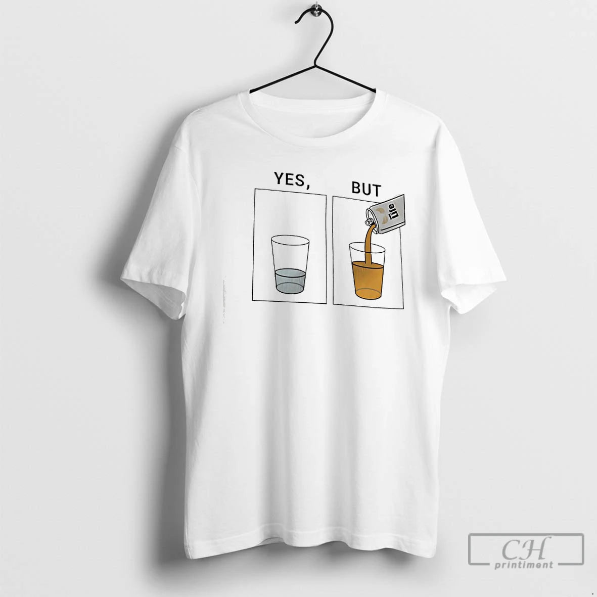 Classic Yes Water Glass But Life Beer Half Full Glass T-Shirts, Hoodie, Sweatshirt | AU01DripNestTees.com