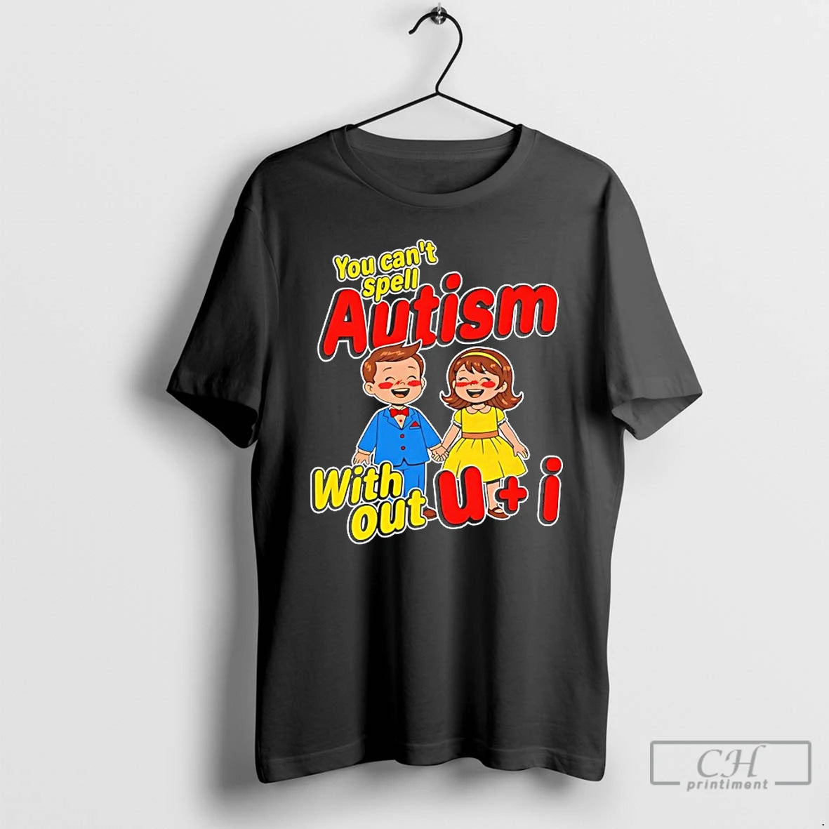 Classic You Cant Spell Autism Without U I T-Shirts, Hoodie, Sweatshirt | AU01DripNestTees.com
