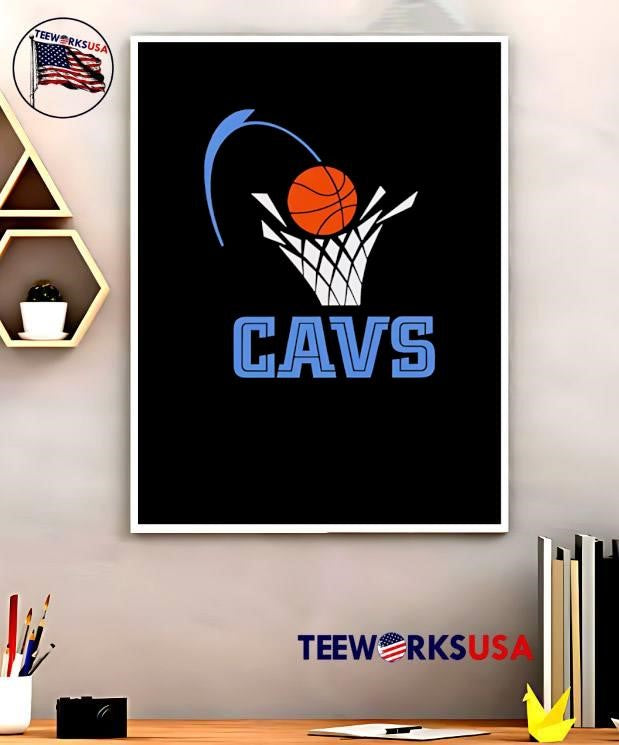 Cleveland Cavaliers Basketball Net CAVS Shirt