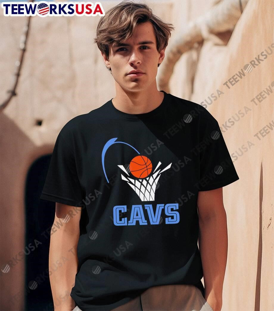 Cleveland Cavaliers Basketball Net CAVS Shirt