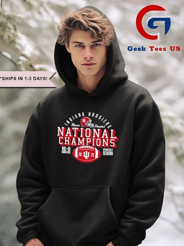 College Football Playoff 2026 Indiana National Champions Perfect Season T-shirt