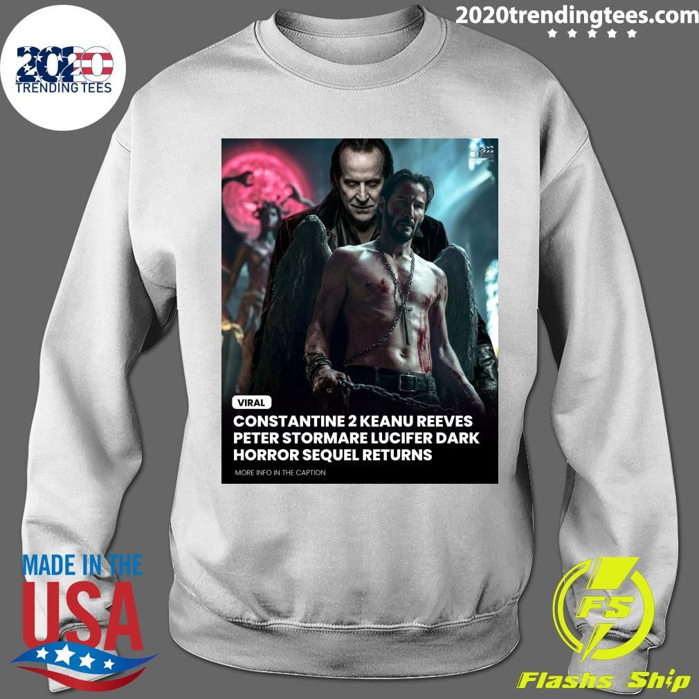 Constantine 2 Keanu Reeves Peter Stormare Lucifer Dark Horror Sequel Returns Shirt