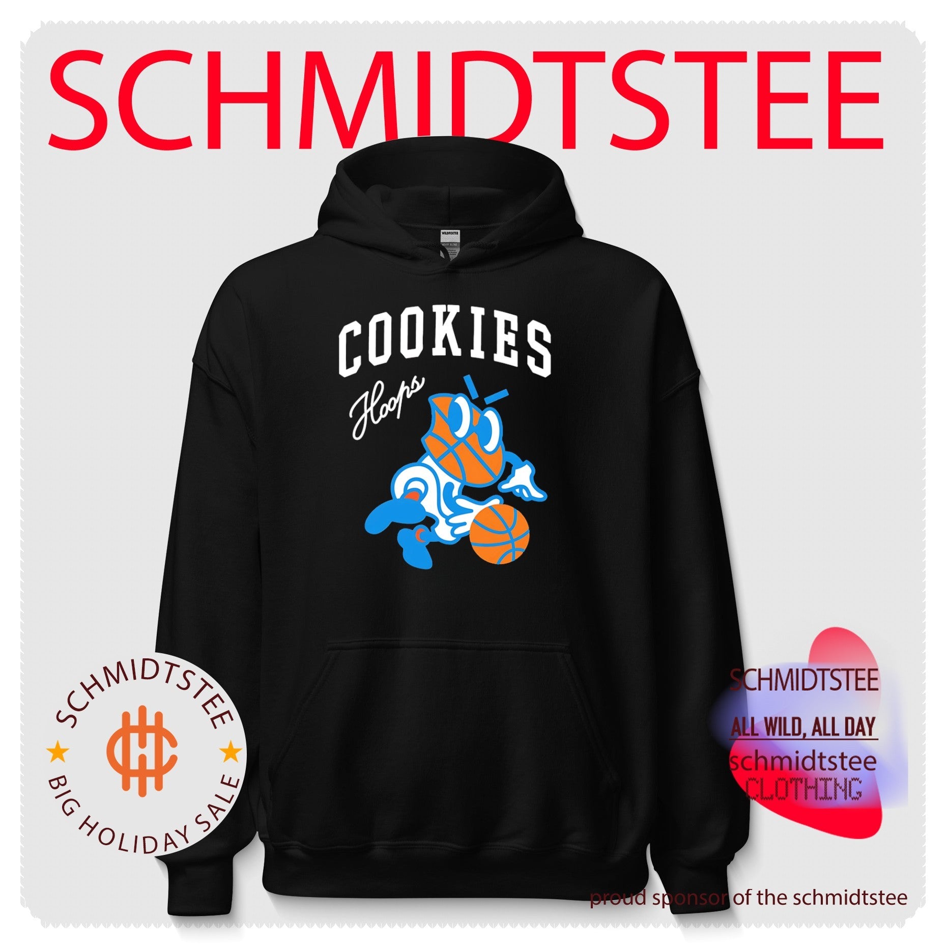 Cookies hoops basketball mascot streetwear shirt