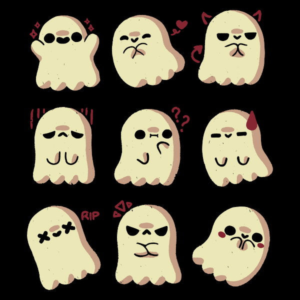 Cute Ghost Emotions
