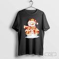 Cute Patchwork Snowman Merry Christmas Xmas Holiday Pajamas