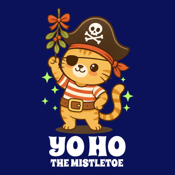 Cute Pirate Christmas Cat Meme