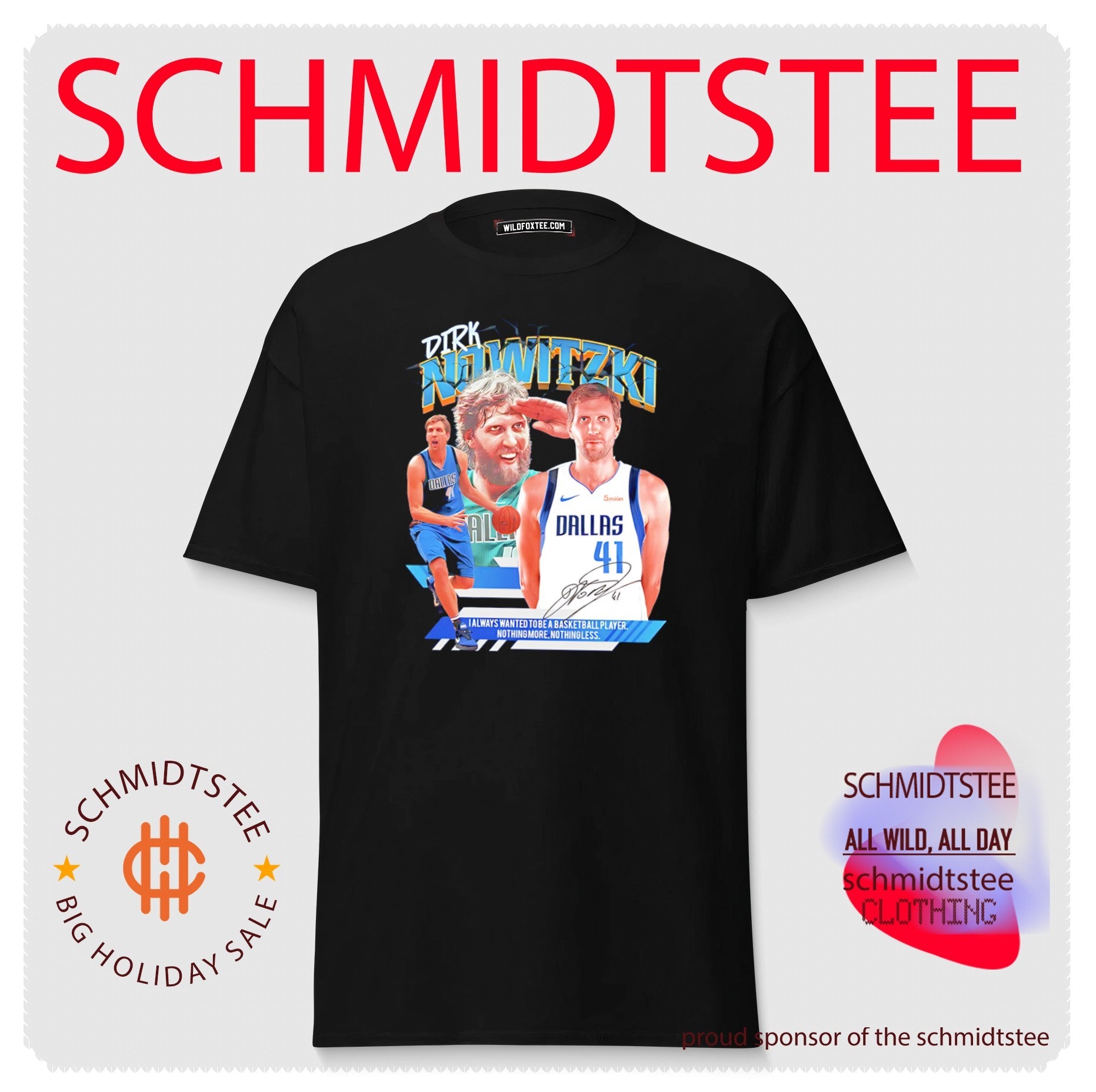 Dallas Mavericks Dirk Nowitzki signature shirt