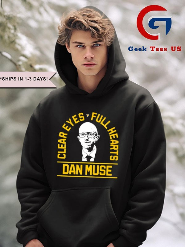Dan Muse Clear Eyes Full Hearts Pittsburgh Penguins Hockey T-shirt