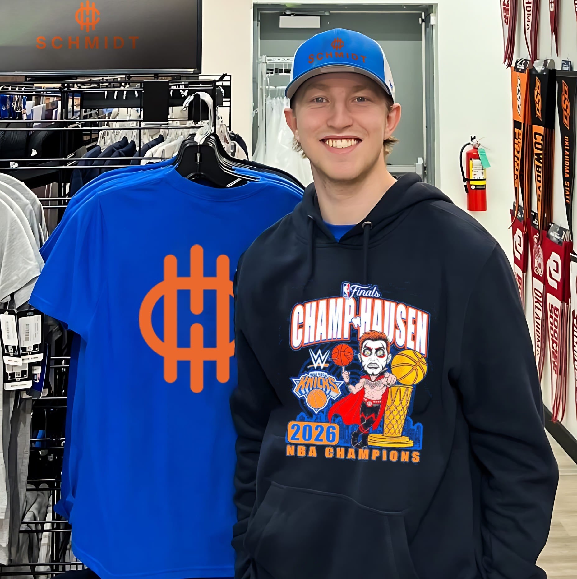 Danhausen x New York Knicks 2026 NBA Finals Champions shirt