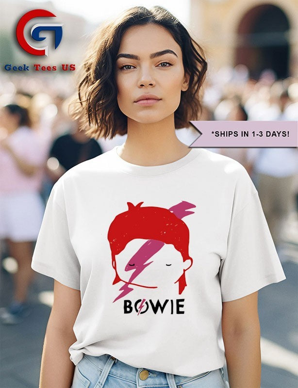 David Bowie aladdin sane lightning bolt sketch shirt
