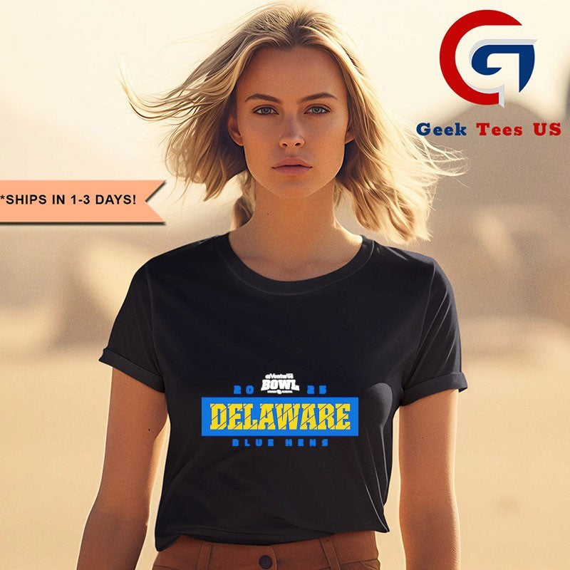 Delaware Blue Hens 2025 68 Ventures Bowl retro shirt