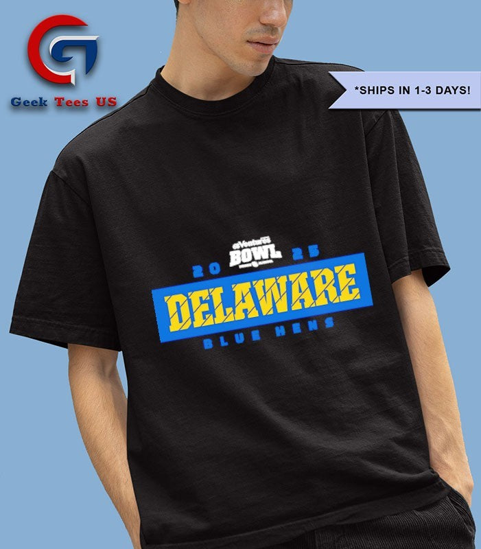 Delaware Blue Hens 2025 68 Ventures Bowl retro shirt