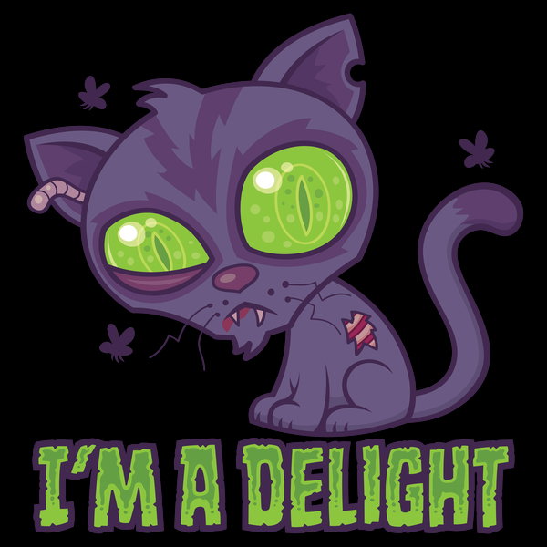 Delightfully Undead Creepy Cute Cat