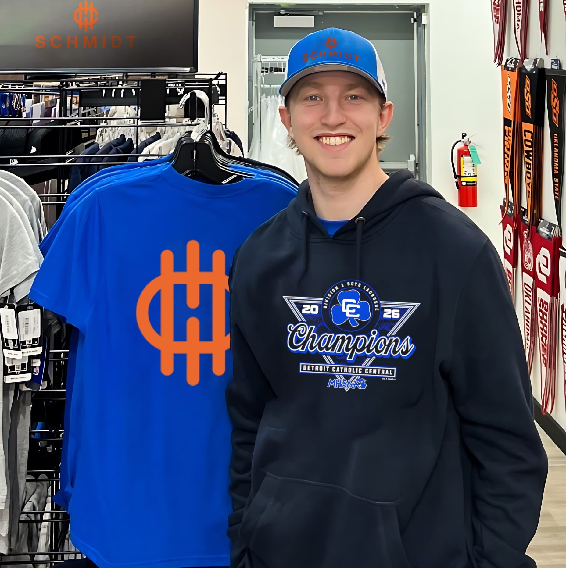 Detroit Catholic Central 2026 MHSAA Boys Lacrosse D1 Champions shirt