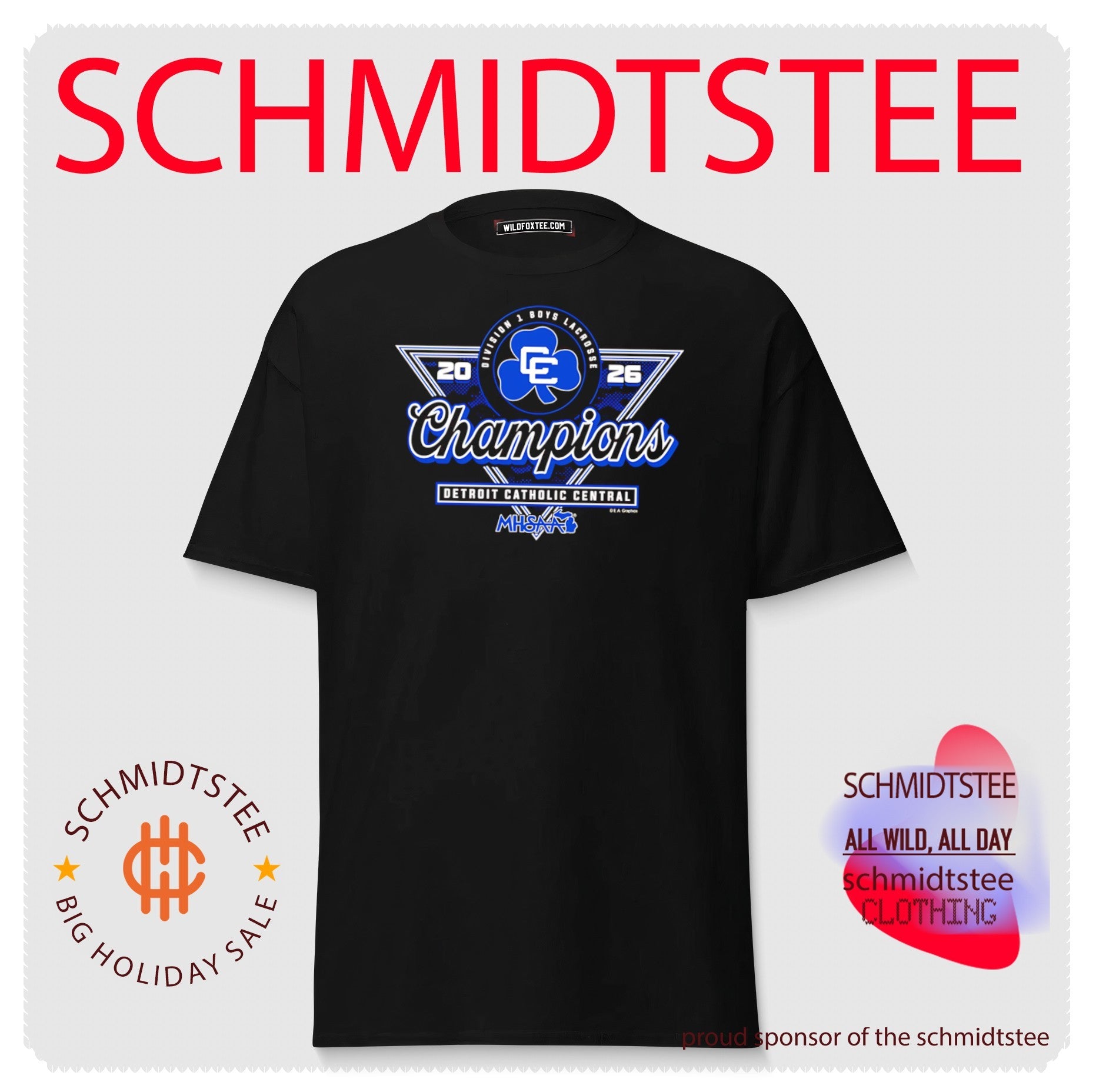 Detroit Catholic Central 2026 MHSAA Boys Lacrosse D1 Champions shirt