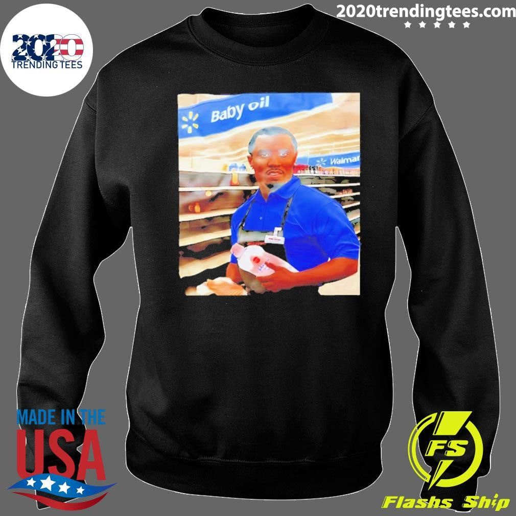Diddy Baby Oil Walmart Parody Logo Shirt