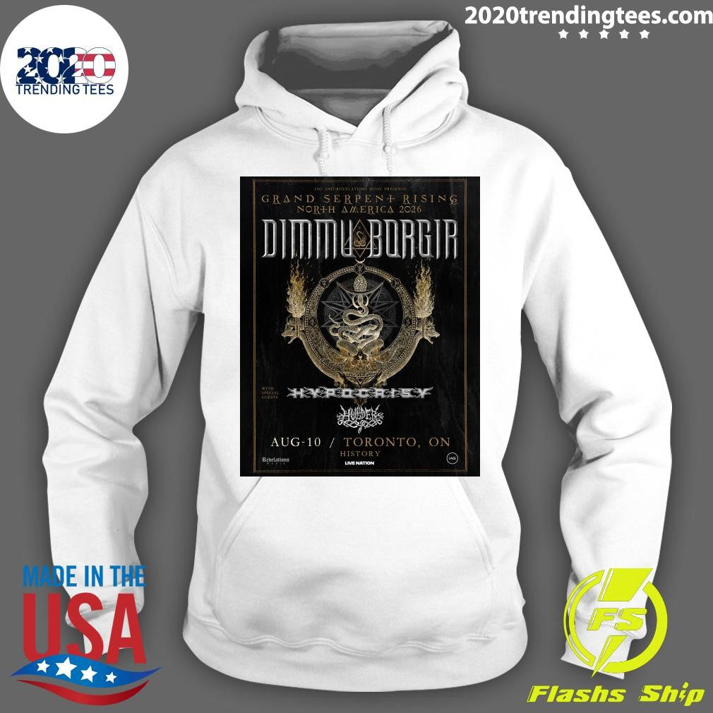 Dimmu Borgir bring the Grand Serpent Rising World Tour to History Toronto on August 10, 2026 Shirt