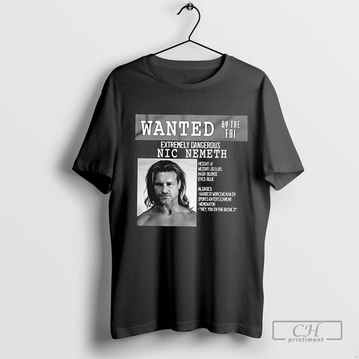 Dolph Ziggler Wanted By The Fbi Extremely Dangerous Nic Nemeth T Shirt Sweater