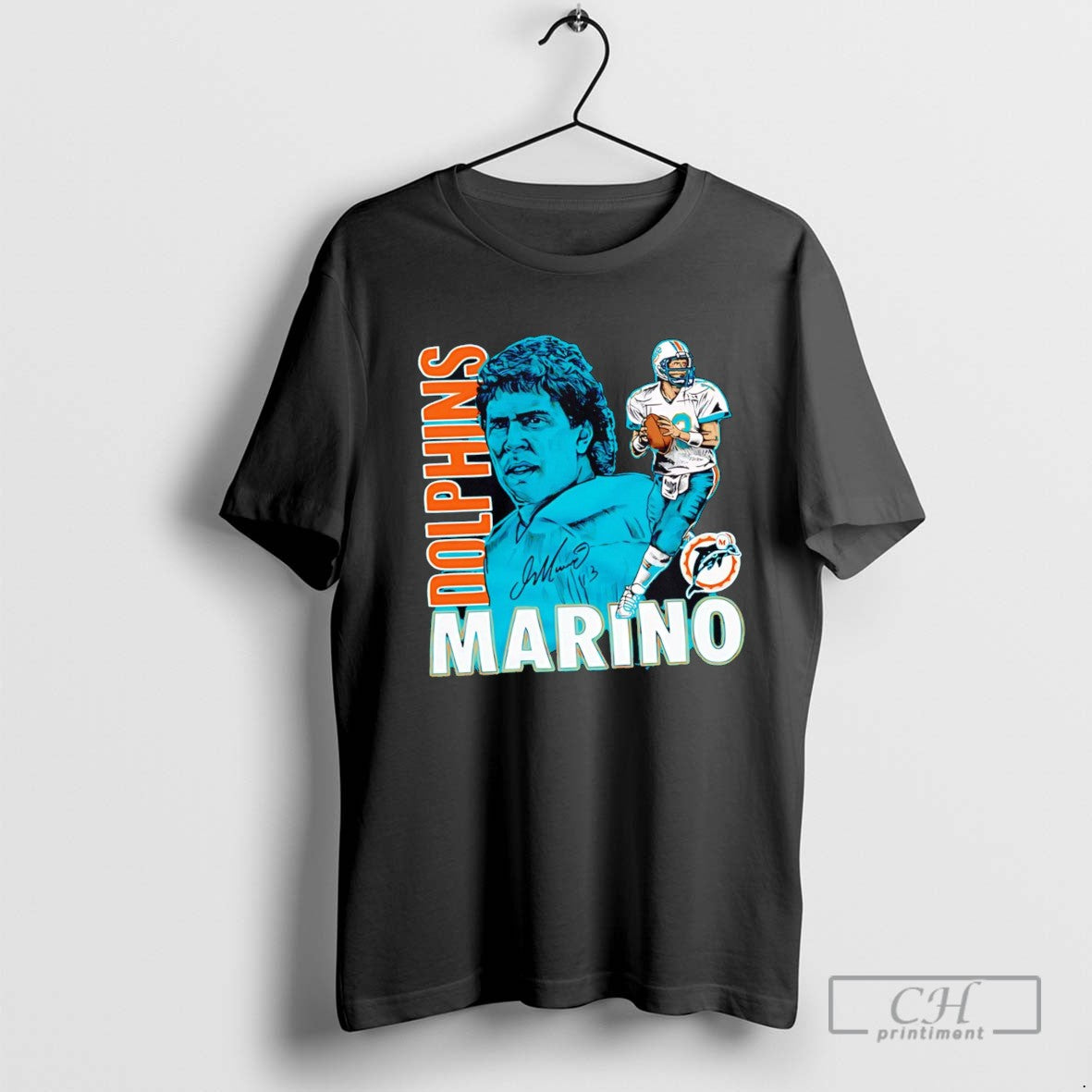 Dolphins Marino Dan Marino Football Player Long Sleeve
