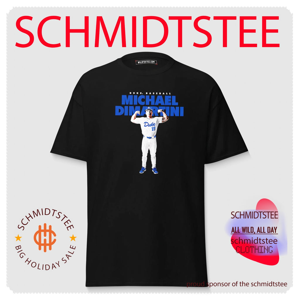 Duke Baseball Michael Dimartine portrait shirt