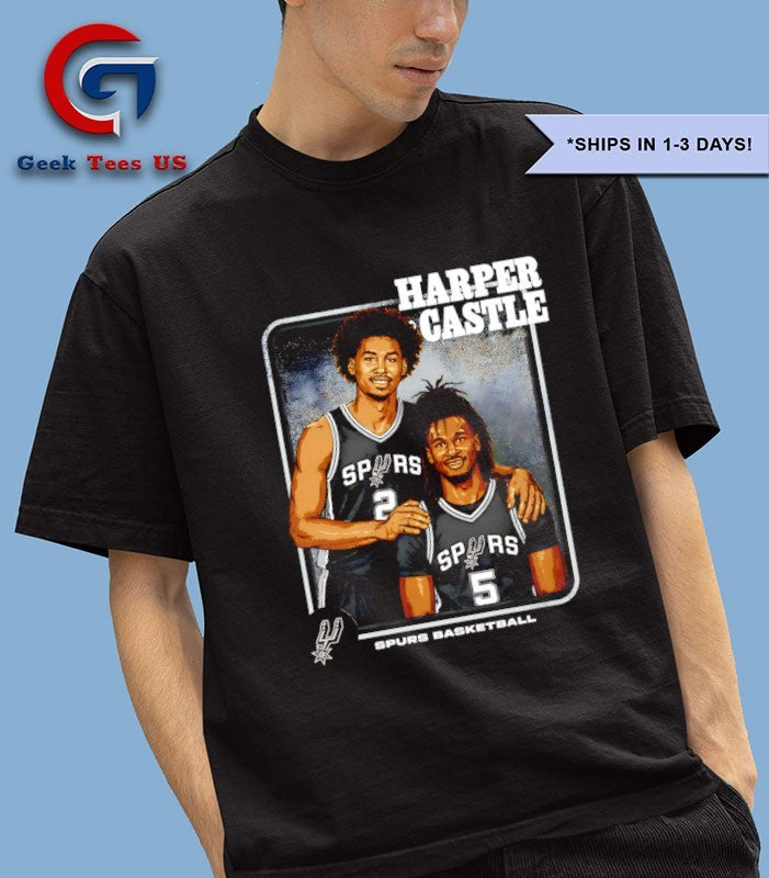 Dylan Harper and Stephon Castle San Antonio Spurs Step Brothers 2026 shirt