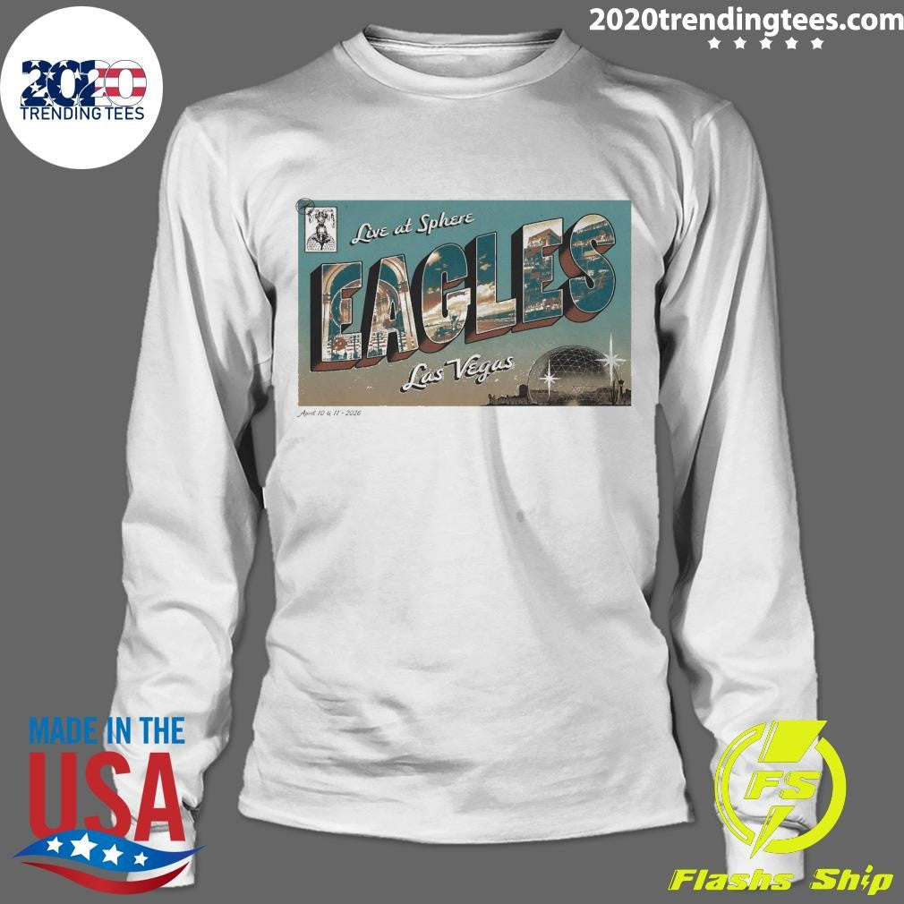 Eagles Las Vegas NV On April 10-11 2026 Tour Shirt