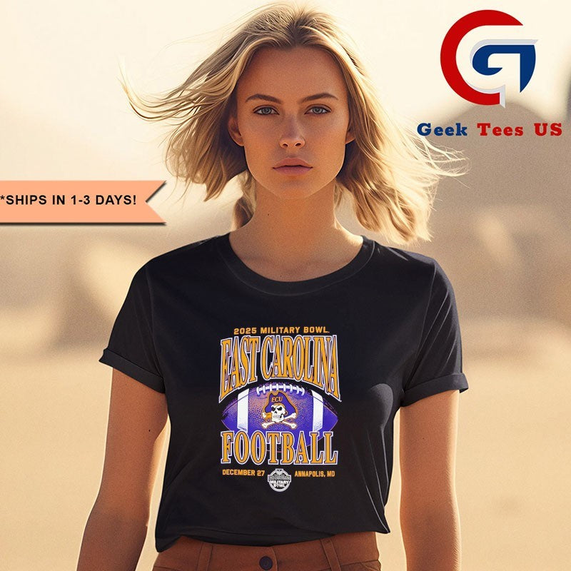 East Carolina Pirates Football Champion Military Bowl 2025 shirt