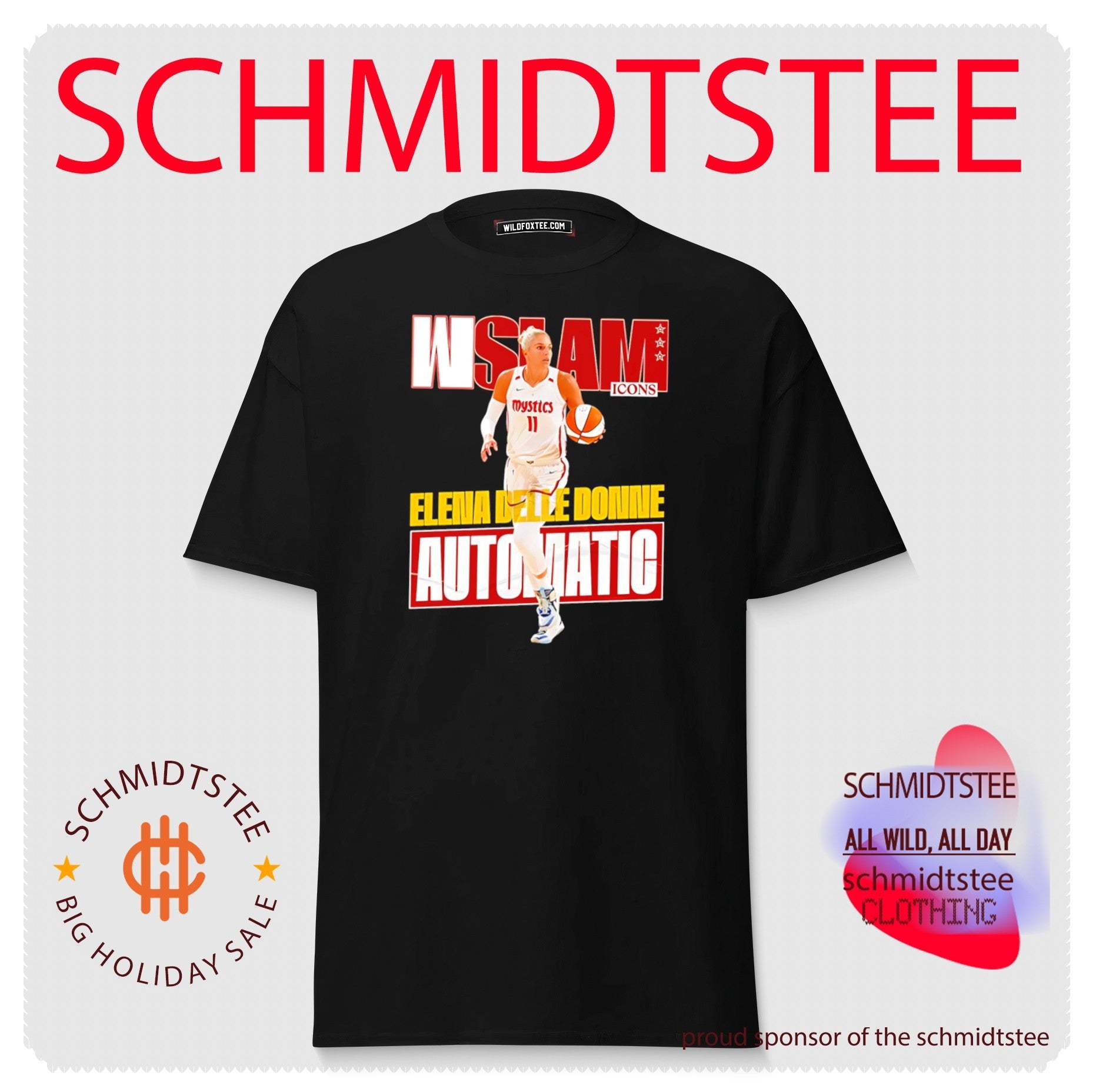 Elena Delle Donne Mystics Automatic WSlam Icons shirt