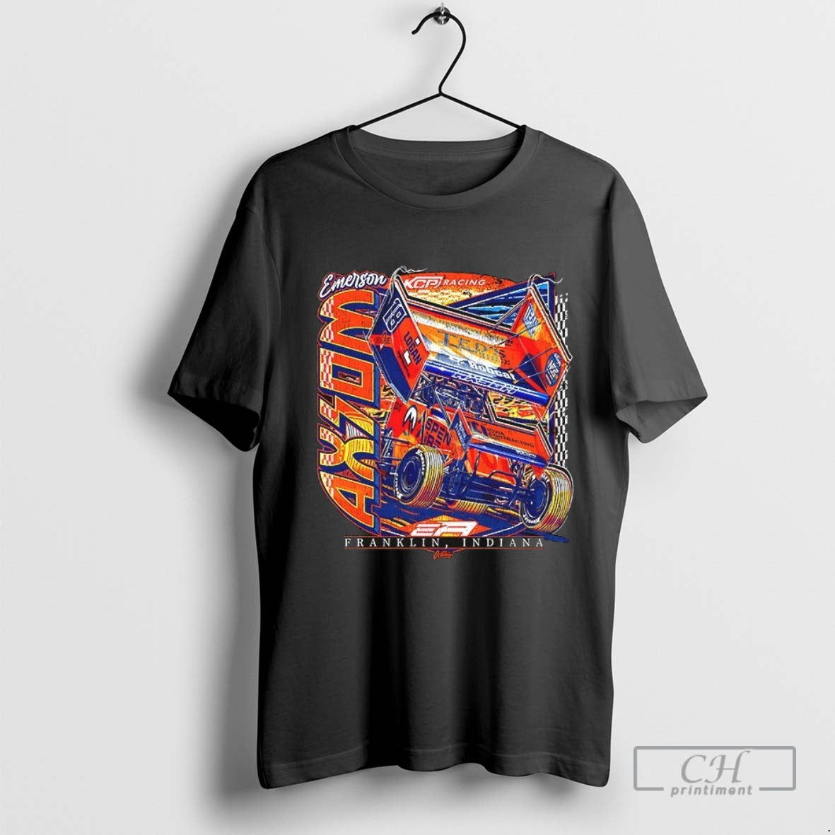 Emerson Axsom Kcp Racing Franklin Indiana World Of Outlaws Nos Energy Drink Sprint Car Series