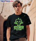 Error 404 Human Intelligence Not Found Robot shirt
