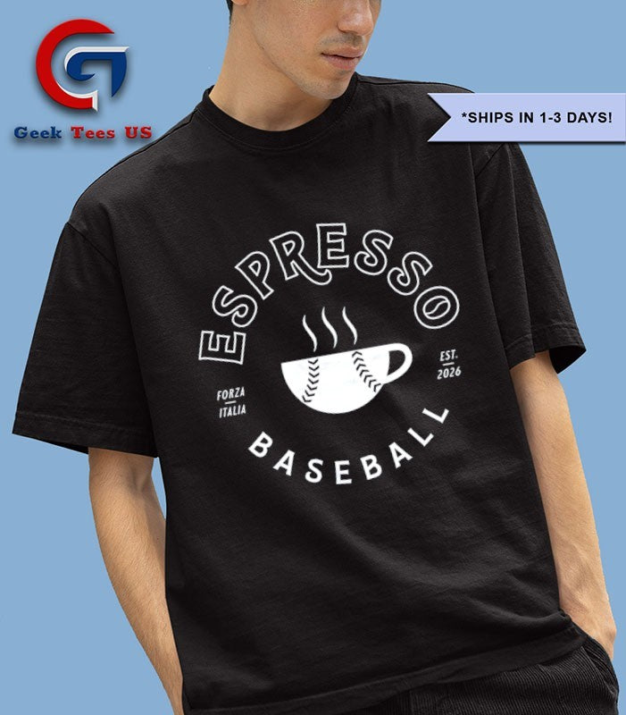 Espresso Baseball Forza Italia Est 2026 shirt