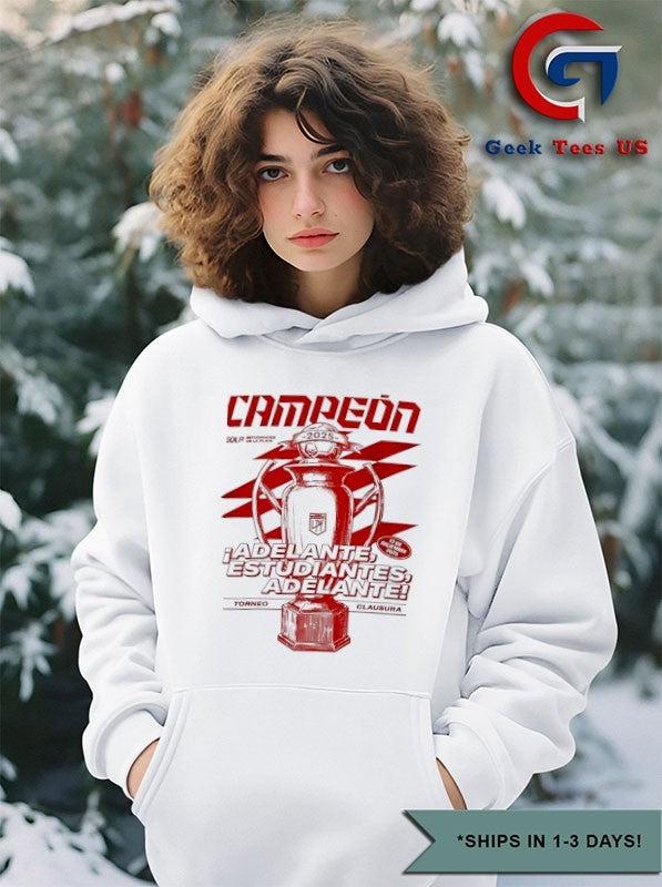 Estudiantes de La Plata campeón del Torneo Clausura 2025 trophy shirt