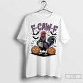 F Caw F Rooster Skeleton Chicken Halloween T Shirt Jpg