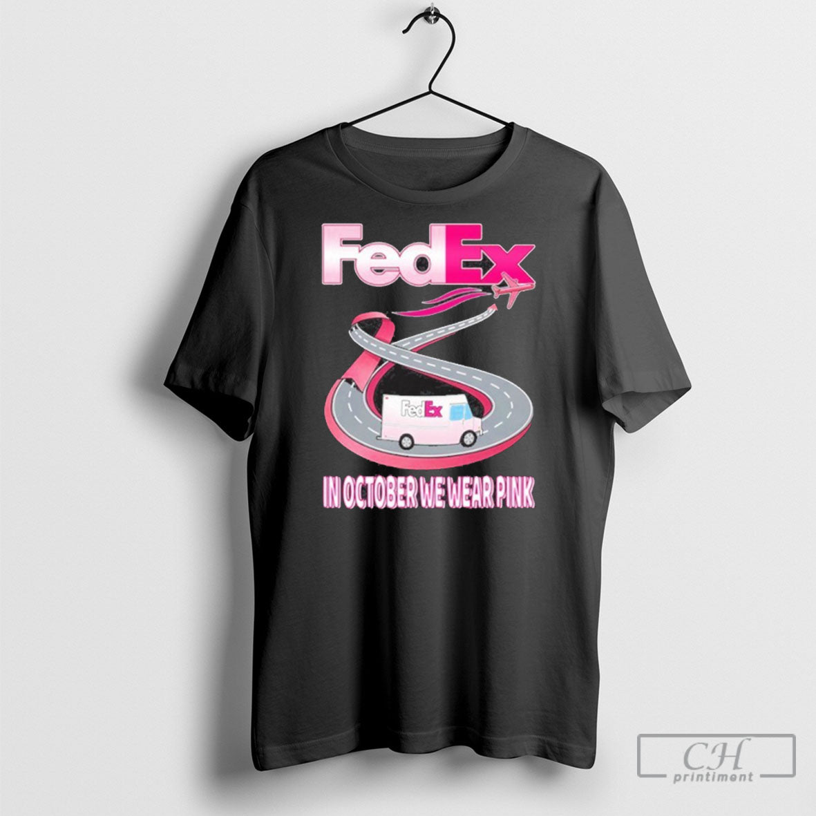 Fedex In October We Wear Pink Tee Shirts