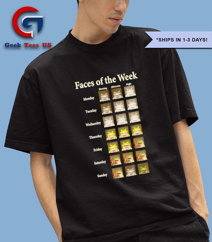 Faces of the Week shirt