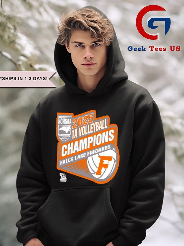 Falls Lake Firebirds NCHSAA 1A Volleyball Champions 2025 T-shirt
